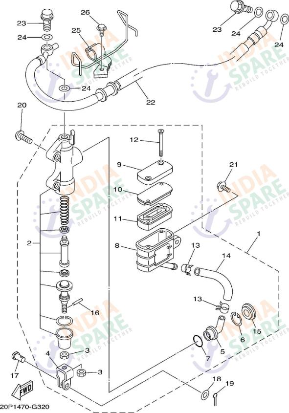 REAR MASTER CYLINDER